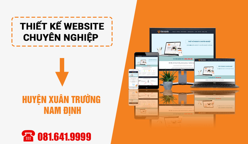 Thiết kế website tại Xuân Trường Nam Định
