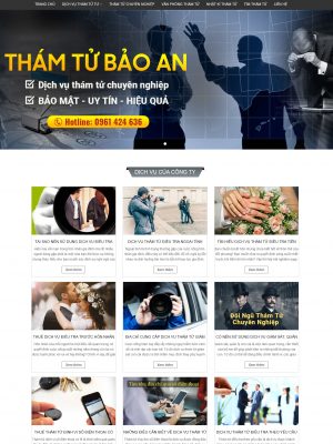 Thiết kế website thám tử tại Nam Định